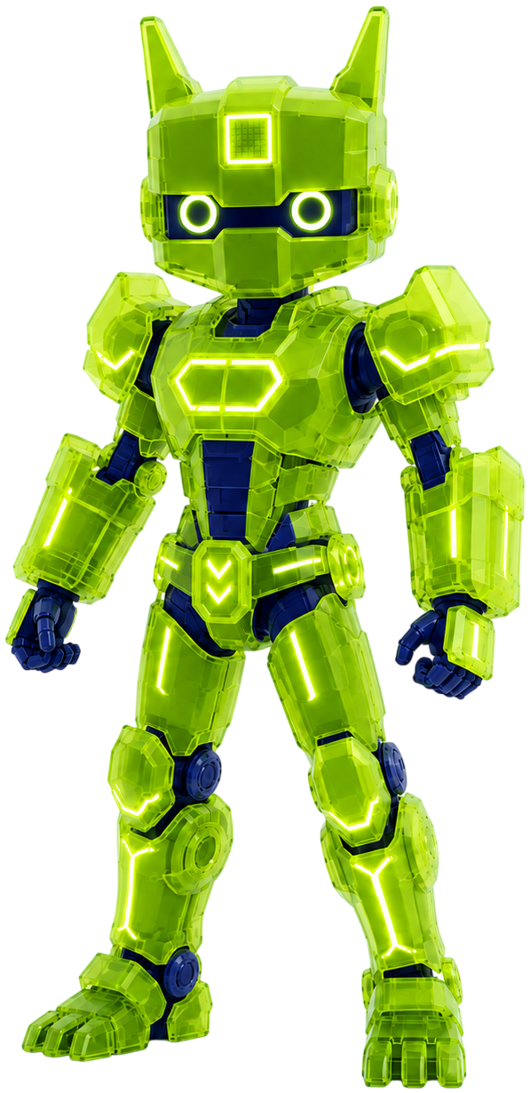 Klexer mecha lime glass